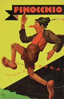 Fast Prints: Depiction of a Running Pinocchio