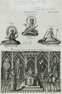 Depiction of Various Indian Dietys