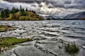 Images Dated 28th October 2013: Derwent Water Storm
