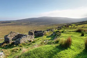 Chains Collection: Deserted village of Slievemore, Achill Island, County Mayo, Connacht province