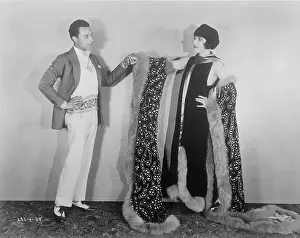Designer Erte with Actress