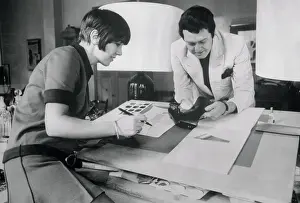 Designer Mary Quant with Husband Alexander Greene