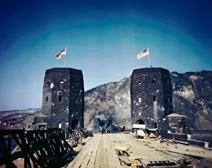 Remagen Prints: Destroyed Bridge Scene