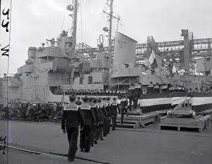 Escorting Prints: Two Destroyer Escorts Given To France