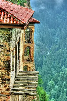 Greek Orthodox Prints: Details from Sumela Monastery