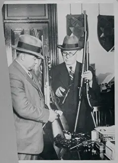 Cicero Prints: Detectives with Suspect's Weapons