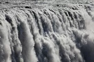 Images Dated 4th June 2011: Dettifoss waterfall, Joekulsargljufur National Park, Asbyrgi, Iceland, Europe