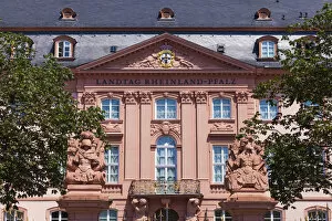 Images Dated 8th July 2013: Deutschhaus Mainz parliament building, Mainz, Rhineland-Palatinate, Germany