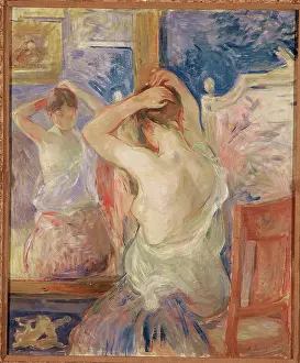 Youth Prints: Devant la psyché, 1890