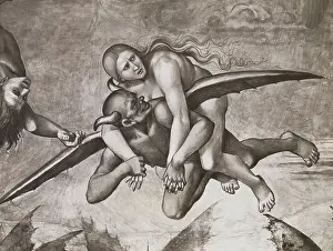 Nightmarish Prints: Devil Carrying Woman to Hell