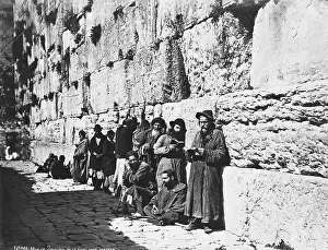 Palestine Prints: Devout Jews Pray @Wailing Wall