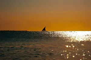 Stone Town Zanzibar Town Prints: Dhow sailing