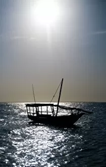 Dhow silhouette