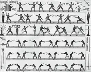 Fencing Prints: Diagram For Fencing/Engraving
