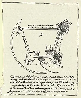 Diagram of the Fort at St. Augustine