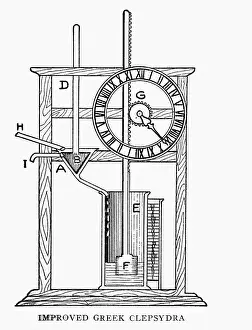 Diagram of a Greek Water Clock