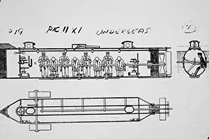 Sink Prints: Diagram Of The H. L. Hunley
