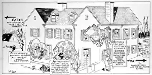 Crime Prints: Diagram of Lindbergh Kidnapping Scene