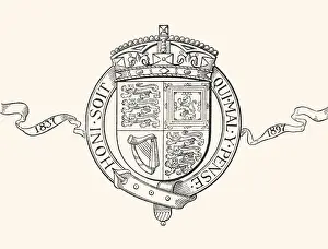 DIAMOND JUBILEE SYMBOL OF QUEEN VICTORIA : 1837-1897 (XXXL)