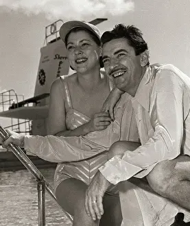 Honeymoon Prints: Diana Barrymore and Husband Robert Wilcox