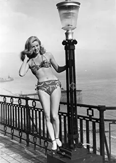 Railings Prints: Diana Dors