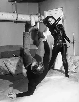 Diana Rigg Practices Judo
