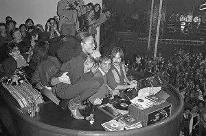 Singer Prints: Diana Ross Squats Atop Disc Jockey Booth at Studio 54