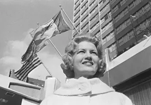 Newscaster Prints: Diane Sawyer, Junior Miss in New York