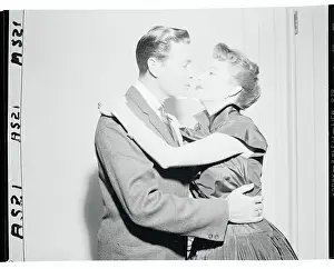 Dianne Foster Embracing a Gentlemen