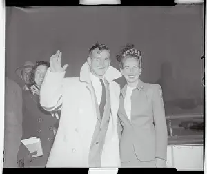 Dick Button and Mrs. Gretchen Fraser