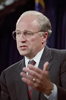 Announcement Prints: Dick Cheney Answering Questions Regarding Persian Gulf