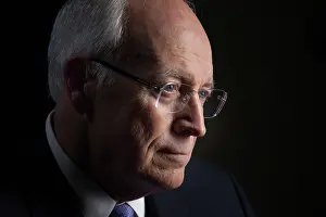 Prints of JACKSON, WY -- JULY 15: Former Vice President Dick Cheney is interviewed for The Presidents Gatekeepers project about White House Chiefs of Staff, July 15, 2011, in Jackson, Wyoming Cheney Uncovered: Political Portraits: Dick Cheney Interviewed for 'The Presidents Gatekeepers'