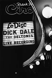 Ac0r63662 Prints: Dick Dale At Ciro's Le Disc