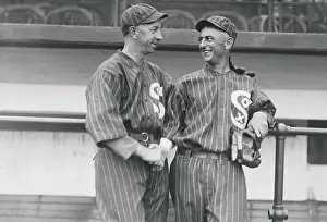 Dick Kerr and Eddie Collins Shaking Hands