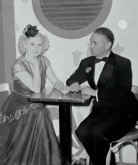 Dick Merrill and Toby Wing at Table During Club Opening