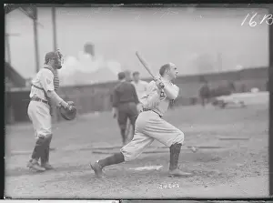 Macon Prints: Dick Rudolph in Batting Action