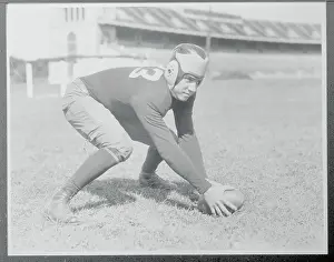 Dick Smith in Football Play Position