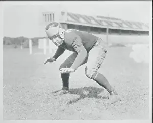 Dick Smith in Football Play Position