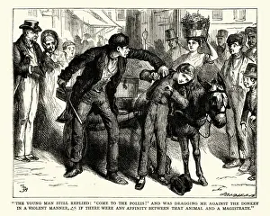 Dickens, David Copperfield, dragging me in a violent manner