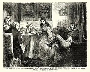 Dickens, David Copperfield, I hardly ever take breakfast, sir