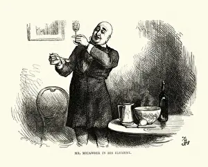Dickens, David Copperfield, Mr. Micawber in His Element