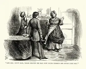Dickens, David Copperfield, And Mrs. Crupp said, thank Heaven