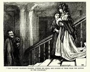 Images Dated 16th December 2018: Dickens, Little Dorrit, The vigilant Blandois stopped