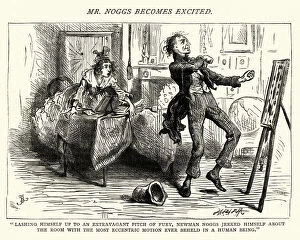 Images Dated 11th August 2018: Dickens, Nicholas Nickleby, an extravagant pitch of fury