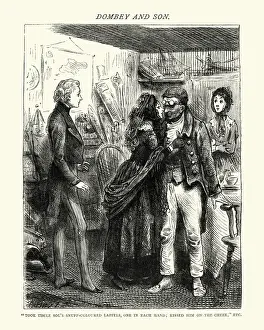 Human Face Prints: Dickenss Dombey and Son - Uncle Sols snuff coloured lappels