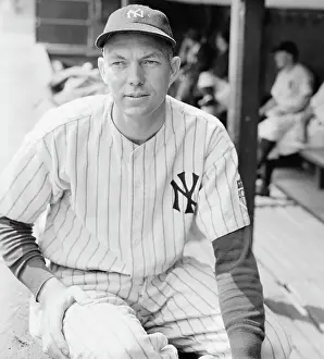 Catcher Prints: Bill Dickey In Catcher'S Uniform
