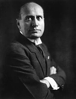 dictator Benito Mussolini Portrait 1935