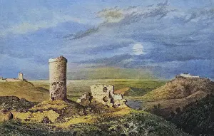 Fortification Prints: Die drei Gleichen, ein medalterliches Burgenensemble (f)