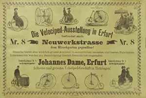 Die Velociped-Ausstellung In Erfurt