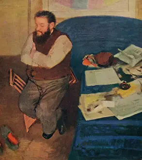 Arms Folded Prints: Diego Martelli 1879